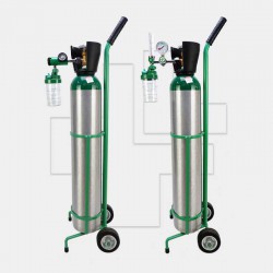 ชุดถังอ๊อกซิเจน แบบอลูมิเนียม ขนาด 1.2Q